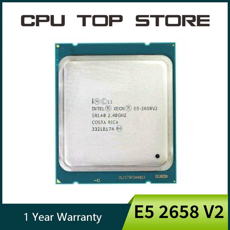 ซีพียู INTEL XEON E5 2658 V2 SR1A0 CPU 10-CORE 2.40GHz 25M 95W ...