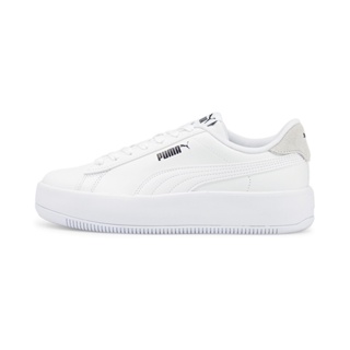 PUMA BASICS - รองเท้ากีฬาผู้หญิง Lily Platform Laced สีขาว - FTW - 38461701
