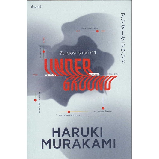 หนังสือ-อันเดอร์กราวด์-01-ผู้เขียน-haruki-murakami-สนพ-กำมะหยี่-หนังสือเรื่องสั้น