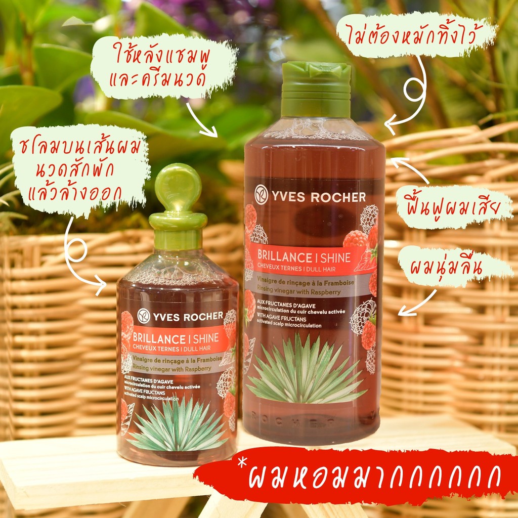 ภาพหน้าปกสินค้าYves Rocher BHC Shine Rinsing Vinegar 150ml จากร้าน yvesrocher_officialstore บน Shopee