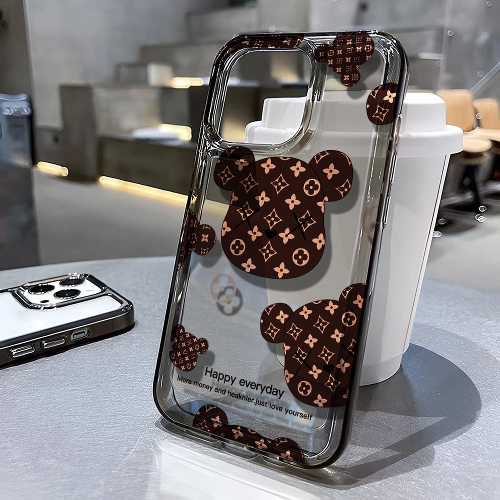 เคสโทรศัพท์มือถือ-แบบใส-กันกระแทก-ลายการ์ตูนหมีบราวน์น่ารัก-สําหรับ-iphone-14-pro-max-11-13-12-7-8-plus-x-xr-xsmax
