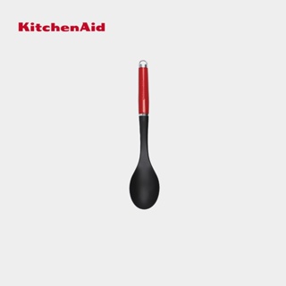 KitchenAid Nylon Basting Spoon - Almond Cream/ Empire Red/ Onyx Black ช้อนไนล่อน