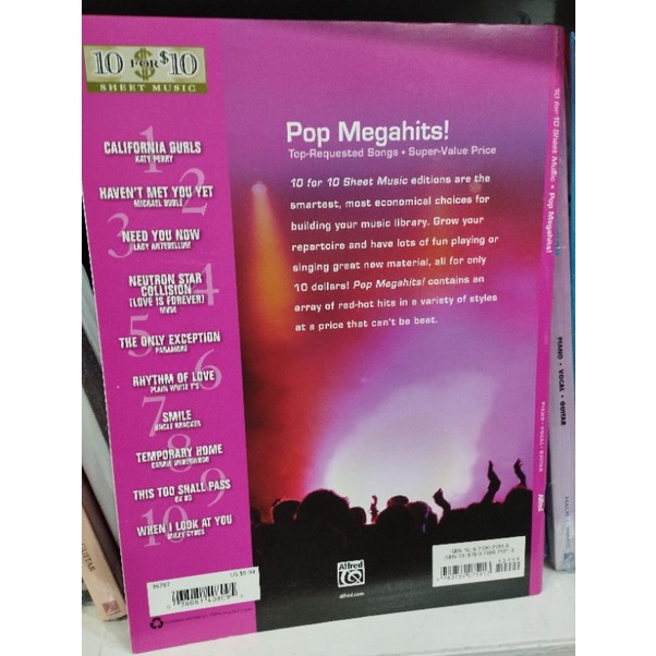 10-for-10-sheet-music-pop-megahits-pvg-alf-038081408095