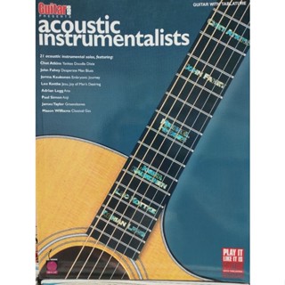 GUITAR ONE - ACOUSTIC INSTRUMENTALISTS GUITAR TAB (HAL)073999895599