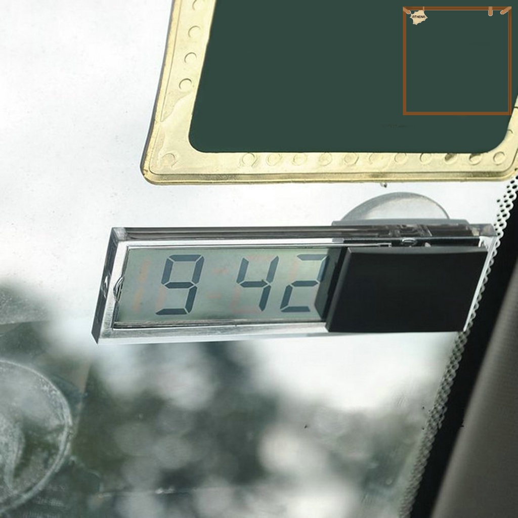 cod-นาฬิกาดิจิทัล-หน้าจอ-lcd-ติดกระจกหน้ารถยนต์