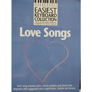 LOVE SONGS - EASIEST KEYBOARD COLLECTION (MSL)9780711970489