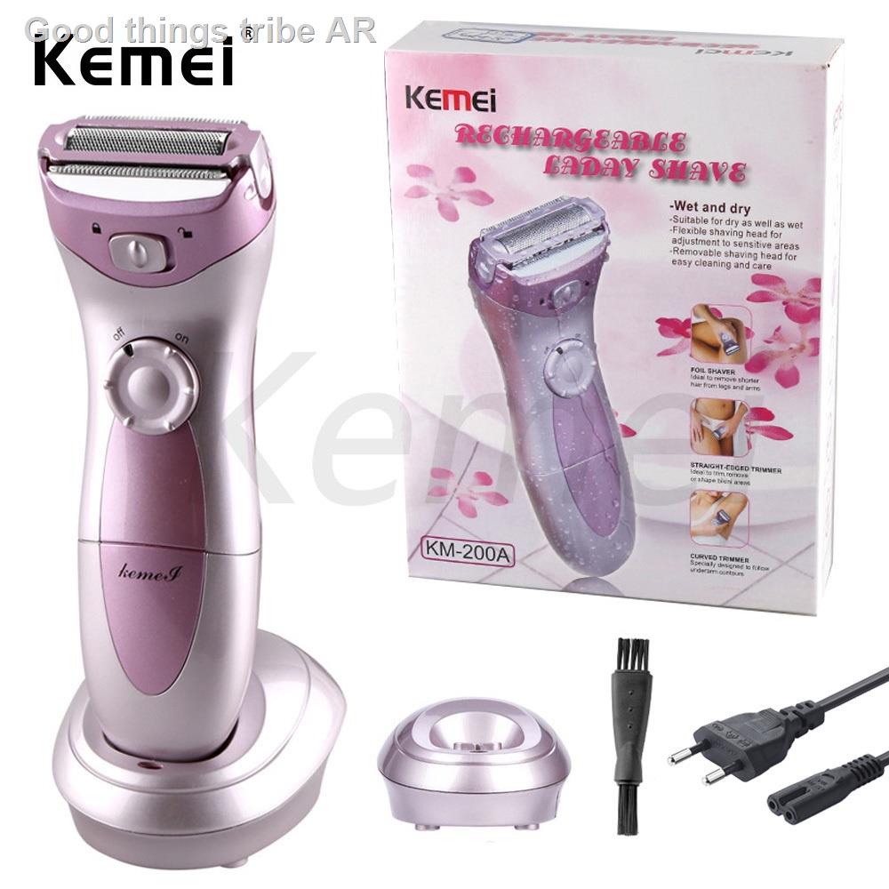 Kemei KM200A Electric Hair Remover Women Body Shaver Used Wirelessly