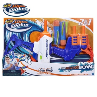 ❀Hasbro NERF มังกรน้ำร้อนตอร์ปิโดคันธนูและลูกศรปล่อย B4440 ปืนฉีดน้ำแรงดันสูงสำหรับเด็กของเล่น