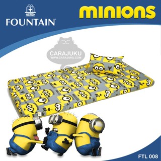 FOUNTAIN Picnic ที่นอนปิคนิค 3.5 ฟุต/5 ฟุต มินเนียน Minions FTL008 #ฟาวเท่น เตียง ที่นอน ปิคนิค ปิกนิก Minion