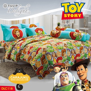 TULIP DELIGHT ชุดผ้าปูที่นอน ทอยสตอรี่ Toy Story DLC118 #ทิวลิป ชุดเครื่องนอน ผ้าปู ผ้าปูเตียง ผ้านวม ผ้าห่ม