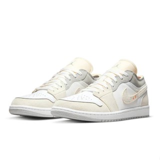 ▽☁PROSPER - Air Jordan 1 Low  Inside Out Cream Whiteรองเท้าผ้าใบผู้ชาย