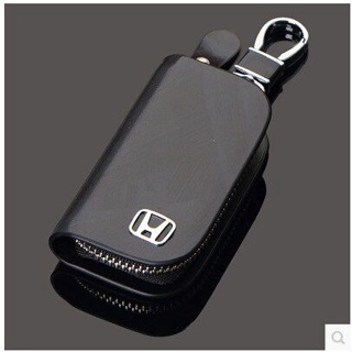 Hrhonda City HRV BRV JAZZ CRV ACCORD CIVIC กุญแจรถ,ที่ใส่กุญแจรีโมทอัจฉริยะทำจากหนังกระเป๋าใส่พวงกุญแจกระเป๋า