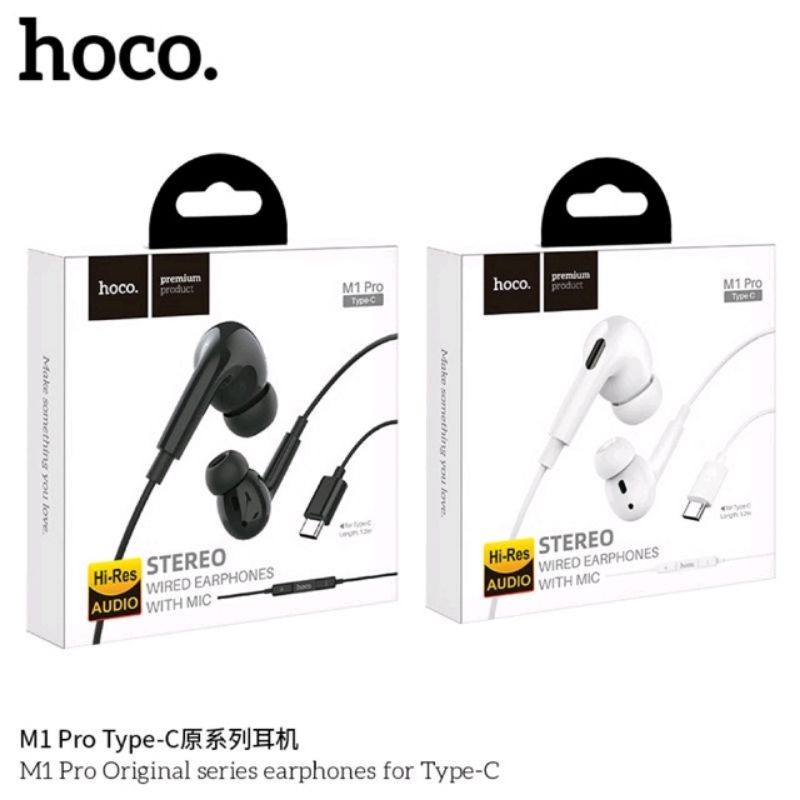 hoco-m1pro-หูฟัง-สำหรับ-typec-และ-fแจ็ก3-5mmกับf-12-13แท้100