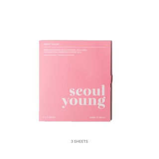 SEOULYOUNG - Dewy Glow Hydrogel Mask 90 g. (3 sheets)