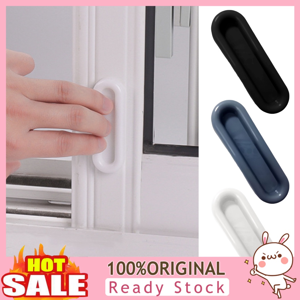 b-398-4pcs-sliding-door-handles-punch-free-self-adhesive-labor-saving-non-slip-plastic-handle-removable-window-drawer-handles-cabinet-pulls-household-supplies