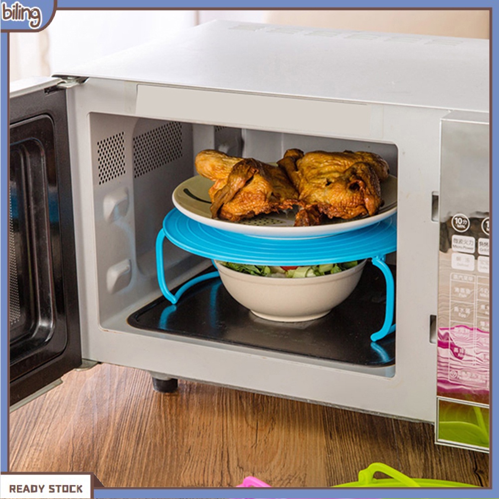 biling-microwave-oven-heating-steaming-double-layer-insulation-plate-shelf-potholder