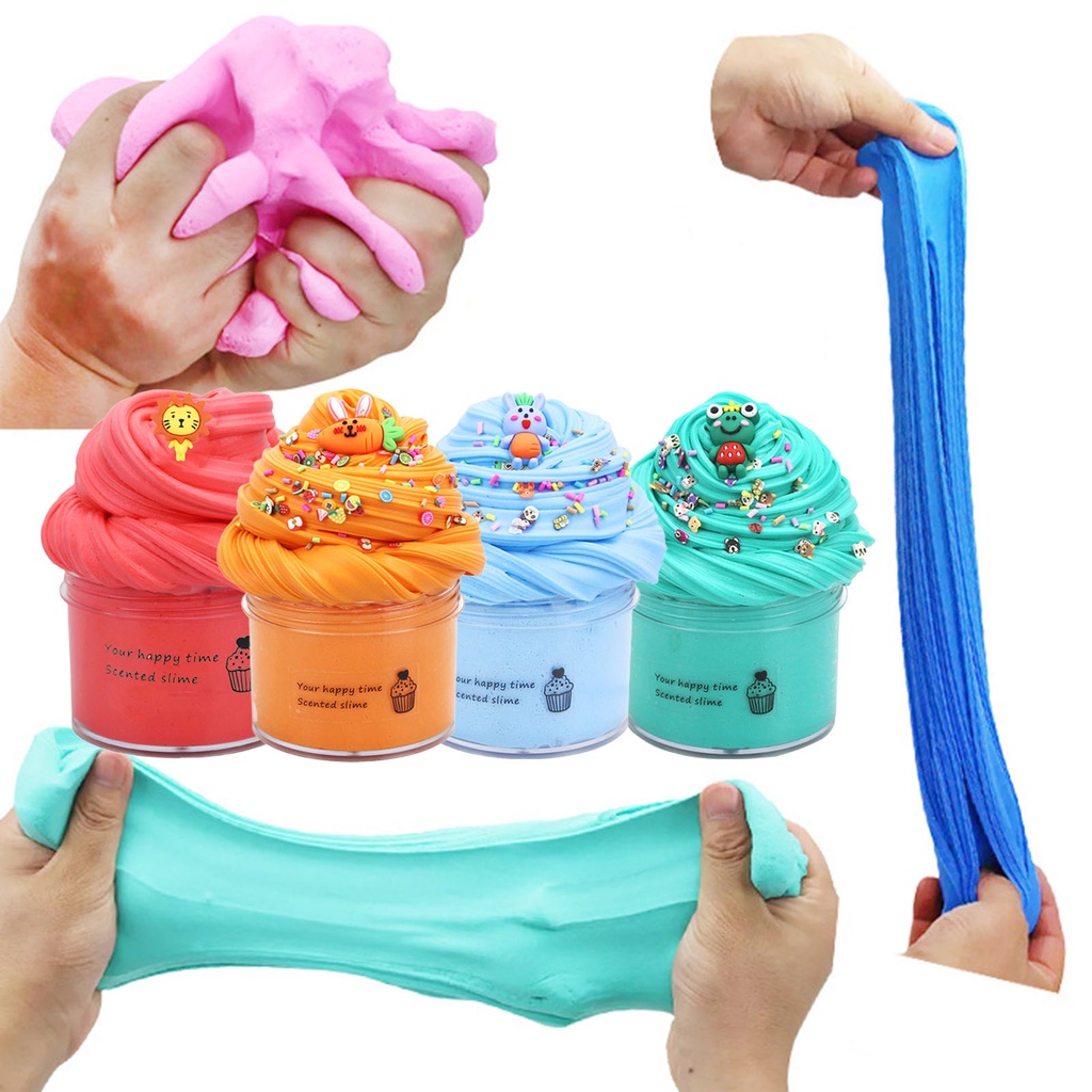 b-398-70ml-slime-toy-bright-soft-stretchy-non-sticky-cloud-diy-butter-slime-colored-mud-stress-relief-toy-for-boys-girls