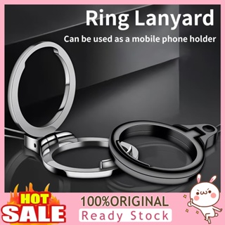 [B_398] Phone Finger Lanyard Multifunctional Electroplated Phone Anti-fall Rope for Key Chain