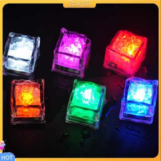 (Bakilili) โคมไฟ led รูปทรงก้อนน้ําแข็งเรืองแสงสําหรับตกแต่งปาร์ตี้งานแต่งงาน 1 ชิ้น