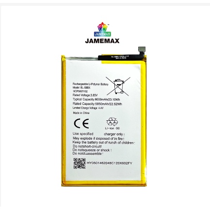 jamemax-แบตเตอรี่-infinix-hot9-play-x680-hot10s-hot10-play-battery-model-bl-58bx-ฟรีชุดไขควง-hot