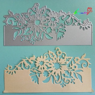 【AG】Flower Border Edge Metal Cutting Dies DIY Scrapbooking Album Cards Stencil