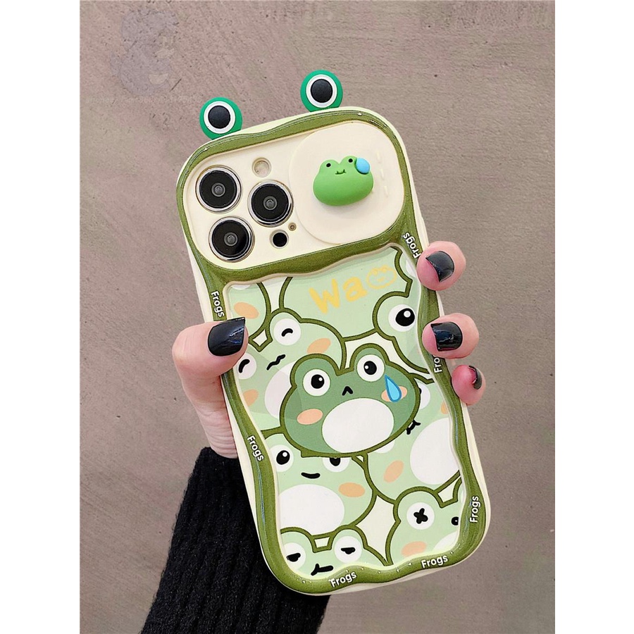 เคสโทรศัพท์มือถือ-ลายกบน้อย-สําหรับ-apple-iphone-14-13-12-11-pro-max-14pro-13-11