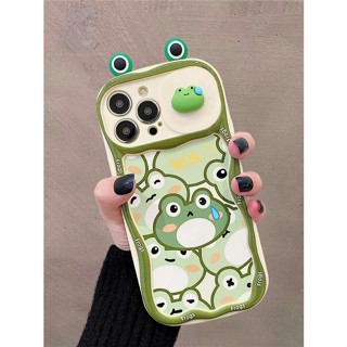 เคสโทรศัพท์มือถือ ลายกบน้อย สําหรับ Apple iPhone 14 13 12 11 Pro Max 14pro 13 11