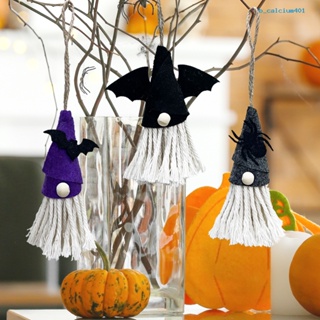 Calcium 3Pcs Halloween Dwarf Doll Pendant Long Lasting Hanging Gnome Ornament for Home Party