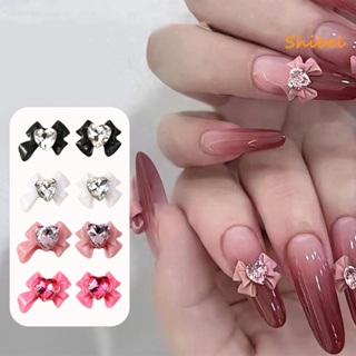 HOT_ ชิ้น อุปกรณ์ตกแต่งเล็บ Easy Paste 3D Effect หัวใจ Rhinestone น้ำหนักเบา ตกแต่งเล็บ Contrast สี DIY Anti-crash Glitter เครื่องประดับเล็บ อุปกรณ์เล็บ