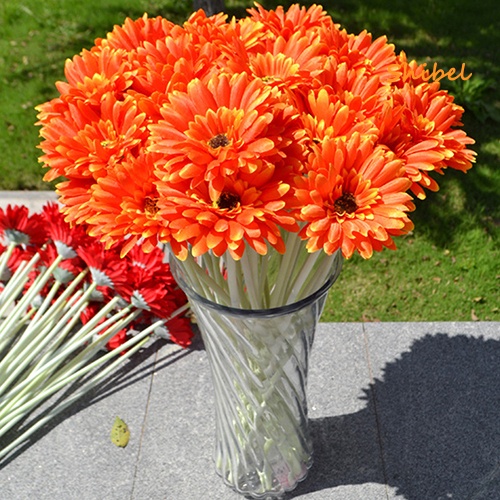 hot-ดอกไม้ประดิษฐ์-diy-สัมผัสจริงดอกเบญจมาศปลอมสาขาตกแต่งบ้านสำหรับสวน