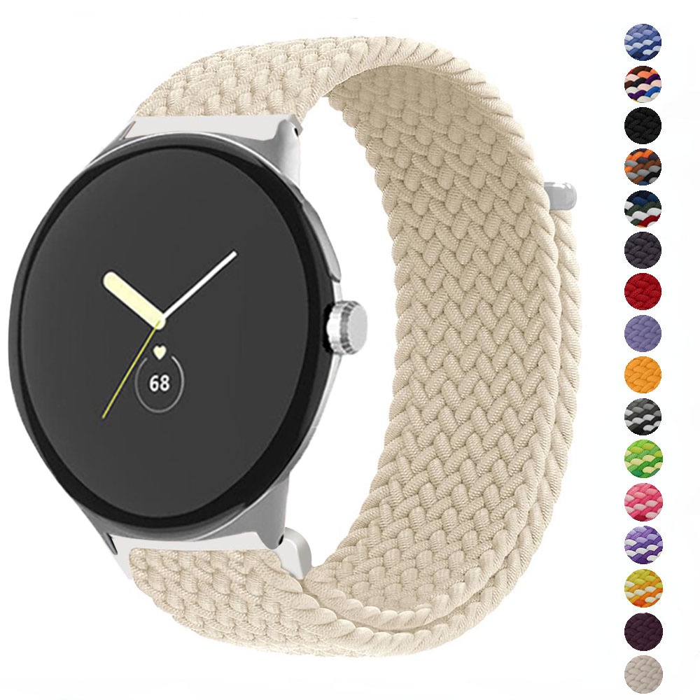 ☇Braided Solo loop for Google pixel band Strap Smartwatch Elastic