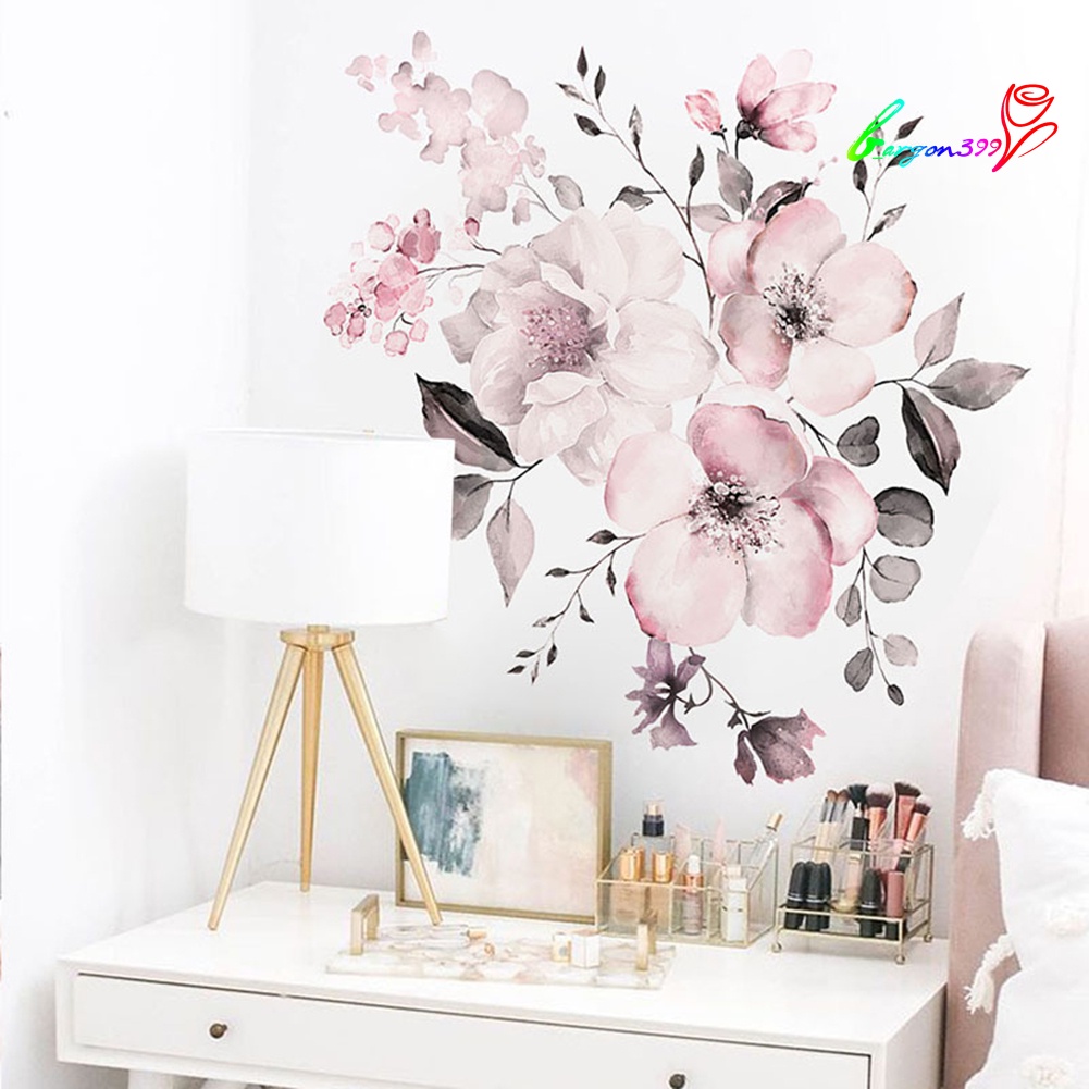 ag-lovely-flower-self-adhesive-mural-wall-sticker-home-living-background-decal