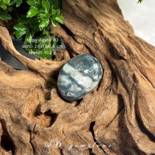 Moss Agate | มอสอาเกต #3 ☘️ #tumbled หินแห่งความอุดมสมบูรณ์ - AD gemstone