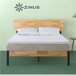 Zinus ที่นอนชาเขียว+Charcoal (นุ่มสบาย) รุ่น Cara หนา 4cm. *รับประกัน 5 ปี ส่งฟรี