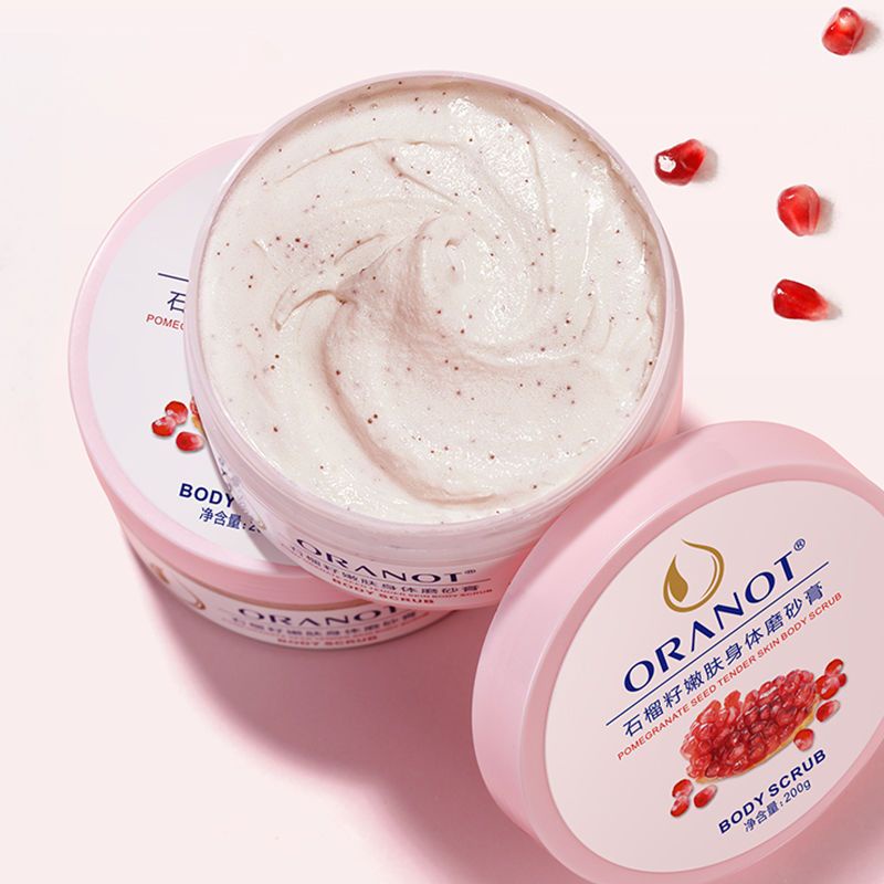 โปรโมชั่นใหญ่-net-red-same-style-pomegranate-seed-body-scrub-full-body-deep-cleansing-exfoliating-pimple-bathing