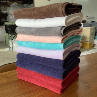 พร้อมสต็อก ผ้าเช็ดตัว เกรดโรงแรมสีใหม่ 27x54 นิ้ว (14ปอนด์) ราคาส่ง