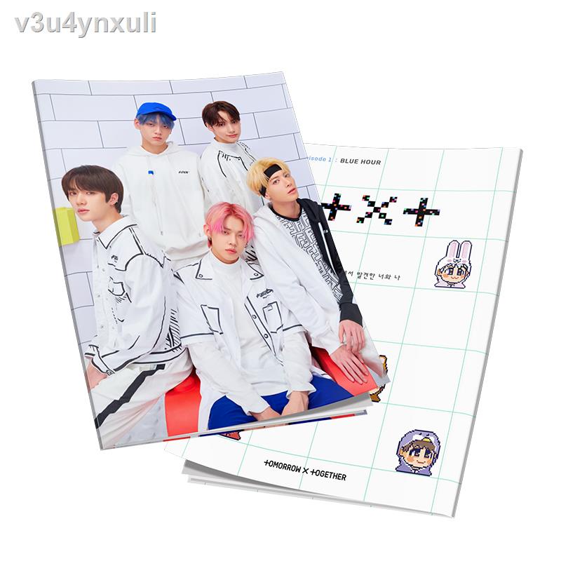 Kpop TXT Minisode 1: Blue Hour Album Mini Photo Book HD Photograph