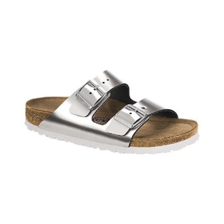 Birkenstock รองเท้าแตะ ผู้หญิง รุ่น Arizona สี Silver - 1005960 (regular)