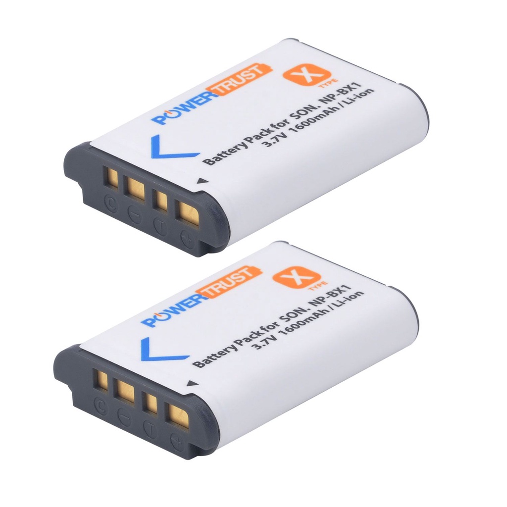 Lot De 2 Batteries NP-BX1 + Chargeur Pour Sony ZV-1, RX100, HX99, Etc. - 1600 MAh, 3.7V