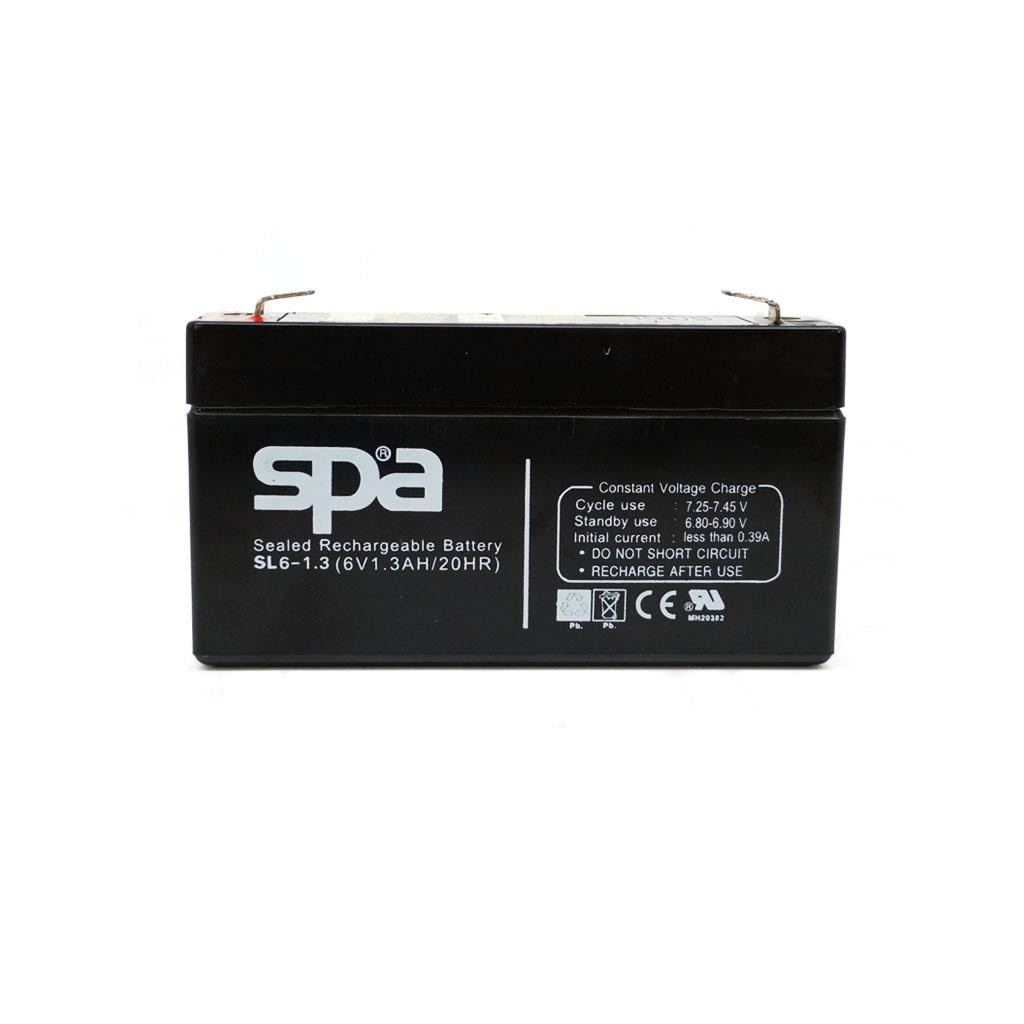sla-battery-sl-6-1-3-spa-6v-1-3ah-แบตเตอรี่แห้ง-ออกใบกำกับภาษีได้