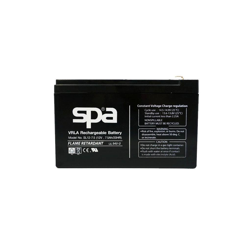 sla-battery-sl-12-7-5-spa-12v-7-5ah-แบตเตอรี่แห้ง-ออกใบกำกับภาษีได้