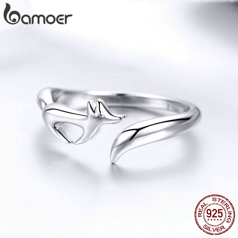 bamoer-แหวนเงิน-925-รูปหมาจิ้งจอกขนาดเล็ก-scr478