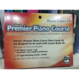 ALFRED : PREMIER PIANO COURSE FLASH CARDS 1A038081227979
