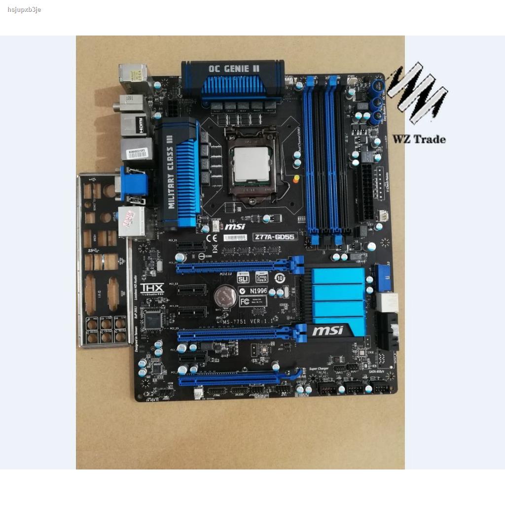 Free shipping original motherboard for MSI Z77AG43/G45/GD55 DDR3 LGA