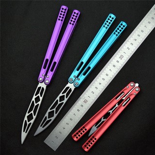 Magic Charms Balisong มีดบาลิซอง มีดผีเสื้อ มีดซ้อม มีดควงพกพา ไม่มีคมสำหรับฝึกควง ทําจากอลูมิเนียมอัลลอยด์ อย่างดี