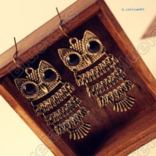 calciumsp-women-vintage-retro-animal-owl-dangle-hook-earrings-jewelry-charm-party-gift