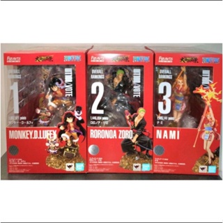 FIGUARTS ZERO ONEPIECE LUFFY ZORO NAMI 3 PCS can conect one