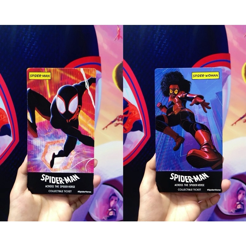 ภาพหน้าปกสินค้าบัตร Spider-Man: Across the Spider-Verse บัตร Imported Collectible Card จาก Major Cineplex จากร้าน must_have_moviecollectibles บน Shopee