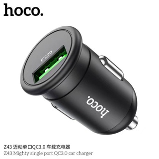 Hoco Z43 QC 3.0 Mini Metal Car Charger หัวชาร์จรถยนต์และมอเตอร์ไซด์