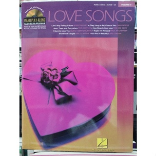 PIANO PLAY-ALONG : LOVE SONGS VOL.7 PVG W/CD (HAL)073999930030